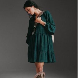 Anthropologie Anne tiered tunic dress